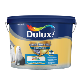 Dulux Weathershield Extraflex / Визершилд Экстрафлекс Краска фасадная матовая 1669