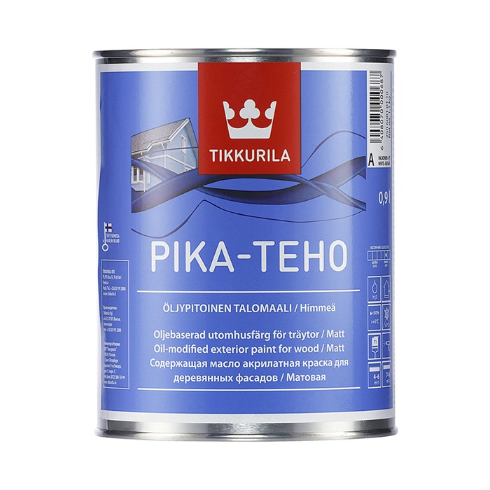 TIKKURILA PIKA TEHO краска акрилатная для деревянных фасадов матовая 1775 - фото 5543