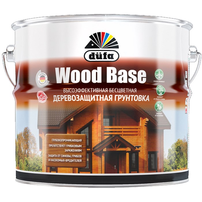 Dufa Wood Base / Дюфа Вуд Бейс с биоцидом Грунт для защиты древесины Н0000005999 - фото 6319