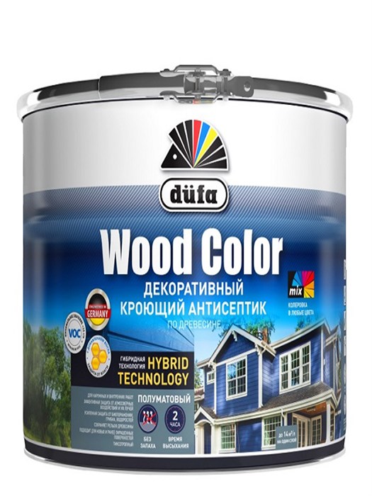 Dufa Wood Color / Дюфа Вуд Колор Кроющий антисептик для деревянных фасадов МП00-007348 - фото 6322