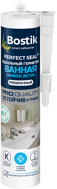 Bostik Perfect Seal Экстра / Бостик Перфект Сил Экстра Герметик силиконовый для ванной. BOK638615Р - фото 7582