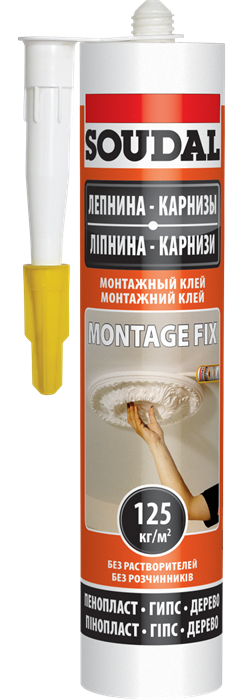 Soudal Montage Fix / Соудал Монтаж Фикс Клей универсальный на водной основе. 120066 - фото 8329