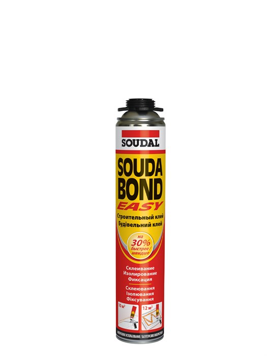 Soudal Soudabond Easy Gun / Соудал Соудабонд Изи Ган Клей-пена универсальная полиуретановая. 121621 - фото 8343