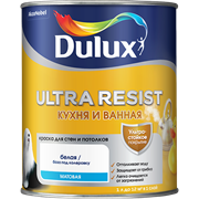 Dulux Ultra Resist / Дюлакс Ультра Резист Краска для кухни и ванной полуматовая