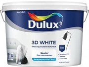 Краска Dulux 3D White для стен и потолков водно-дисперсионная матовая