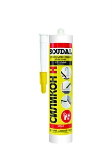 Soudal / Соудал Герметик силиконовый нейтральный. 105884/158940