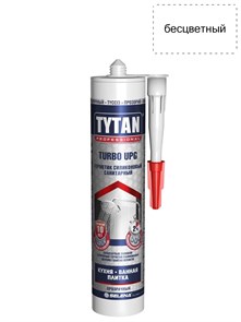 Tytan Professional UPG TURBO / Tитан Профешенл УПГ Турбо Герметик силиконовый санитарный. 98498/16974